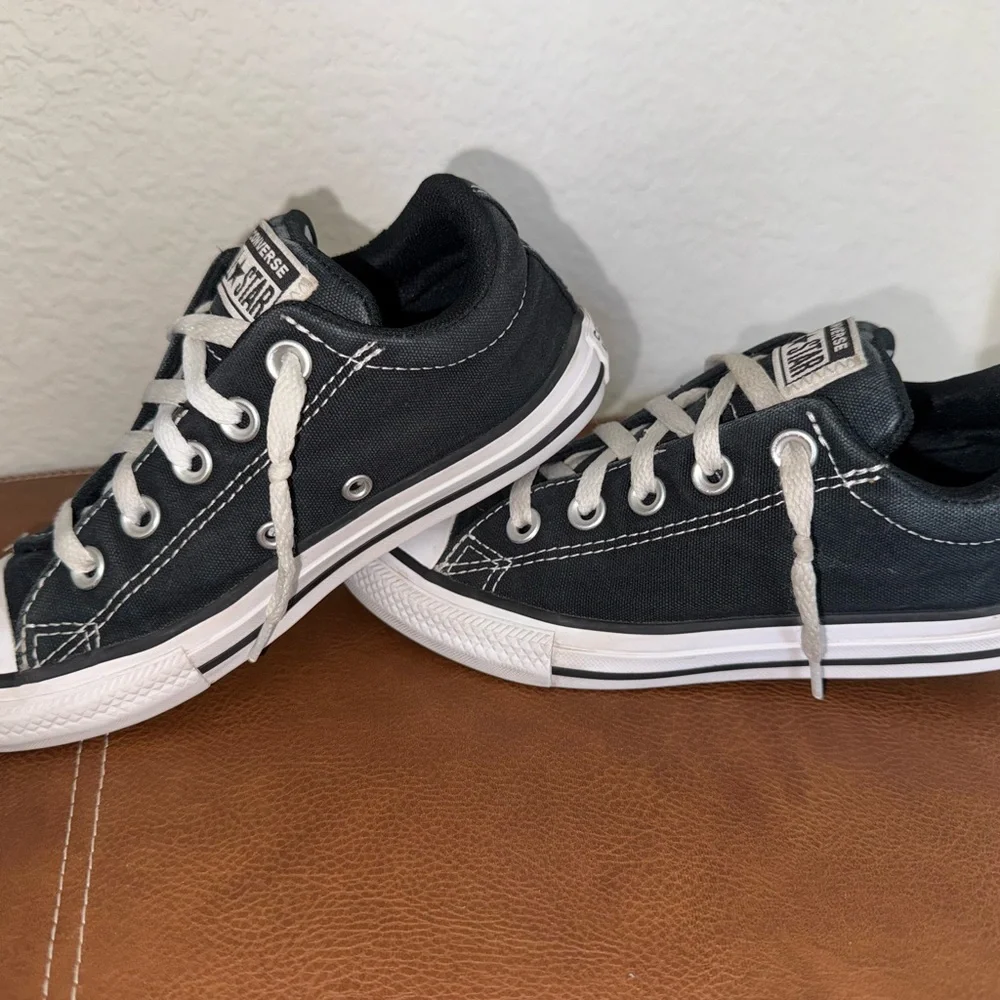 Converse Kids Black Canvas Sneakers